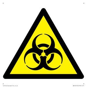W009 Warning: Biological hazard